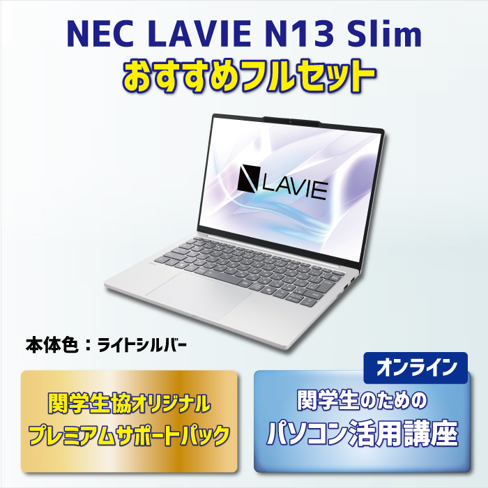 NEC LAVIE N13Slim おすすめフルセット【オンライン講座】